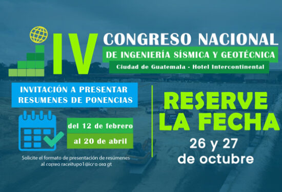 IV CONGRESO NACIONAL DE INGENIERÍA SÍSMICA Y GEOTÉCNICA