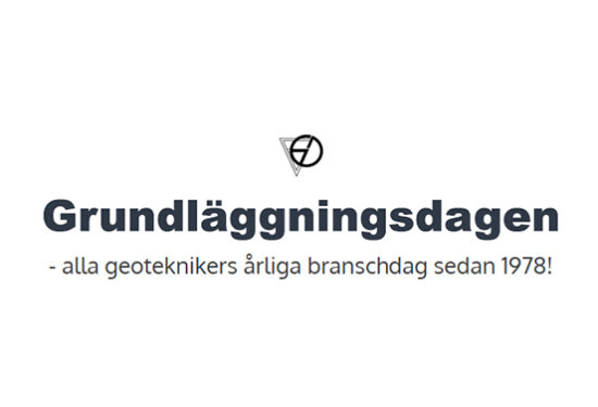 Jornada especializada en geotécnica "Grundläggningsdagen 2027"